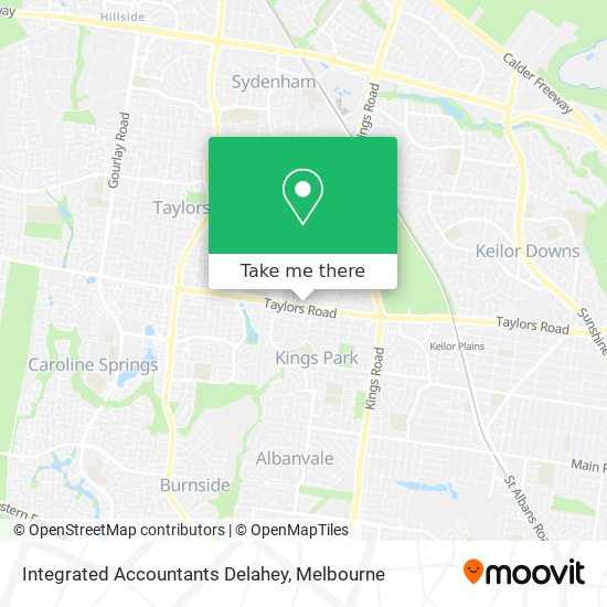 Integrated Accountants Delahey map