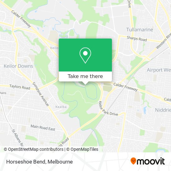 Horseshoe Bend map