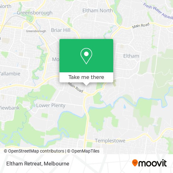 Eltham Retreat map