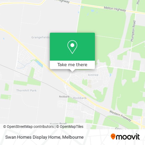 Swan Homes Display Home map