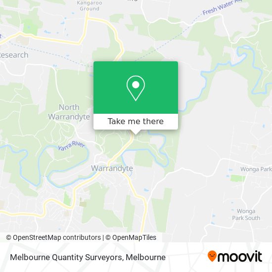 Melbourne Quantity Surveyors map