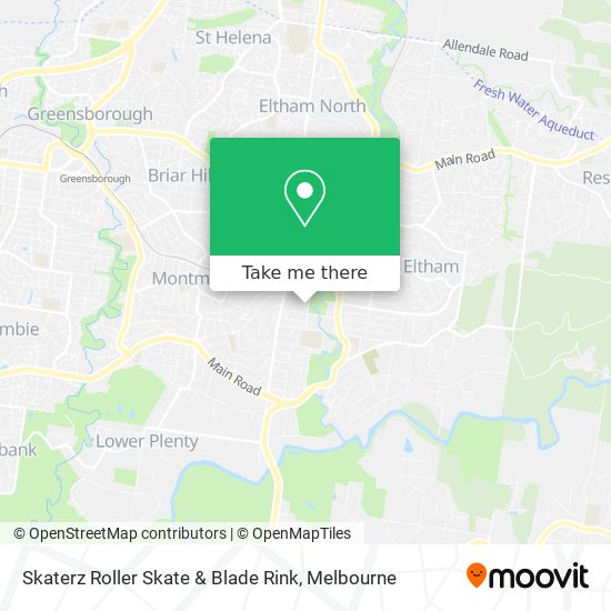 Skaterz Roller Skate & Blade Rink map