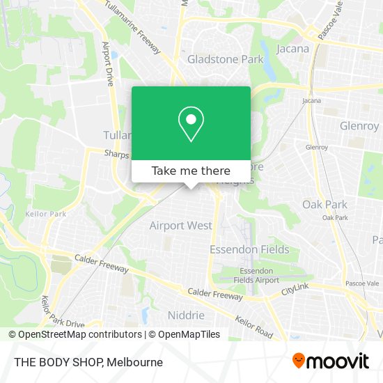 THE BODY SHOP map