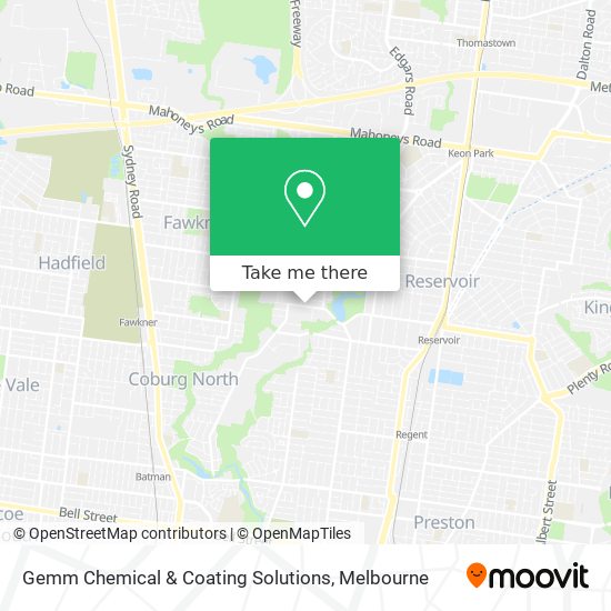 Gemm Chemical & Coating Solutions map