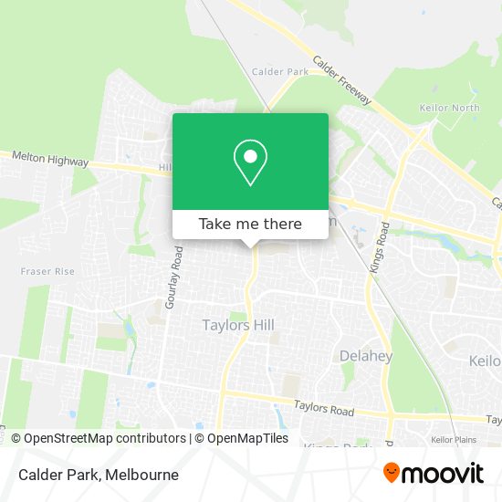 Calder Park map