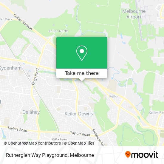 Rutherglen Way Playground map