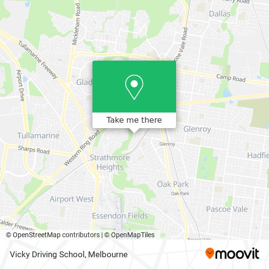 Vicky Driving School map