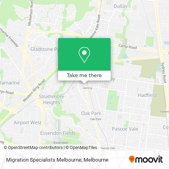 Migration Specialists Melbourne map