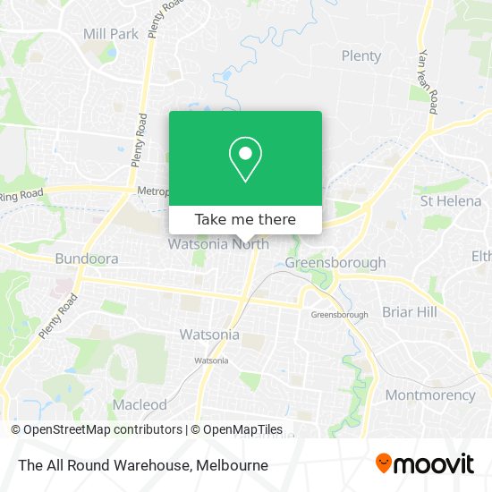 The All Round Warehouse map