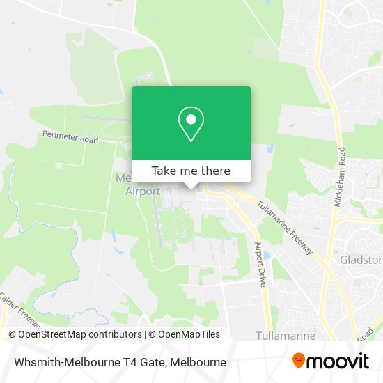 Whsmith-Melbourne T4 Gate map