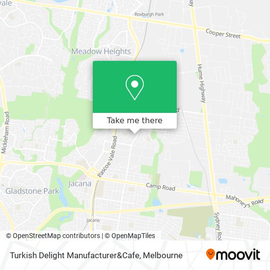 Turkish Delight Manufacturer&Cafe map