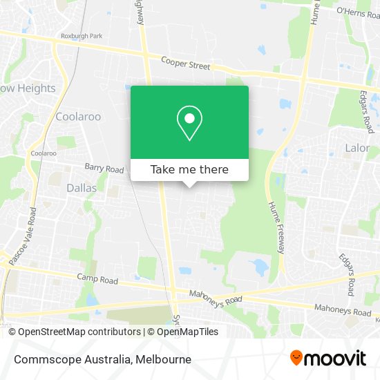 Commscope Australia map