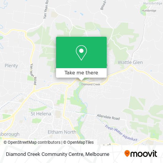 Diamond Creek Community Centre map