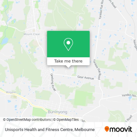 Unisports Health and Fitness Centre map