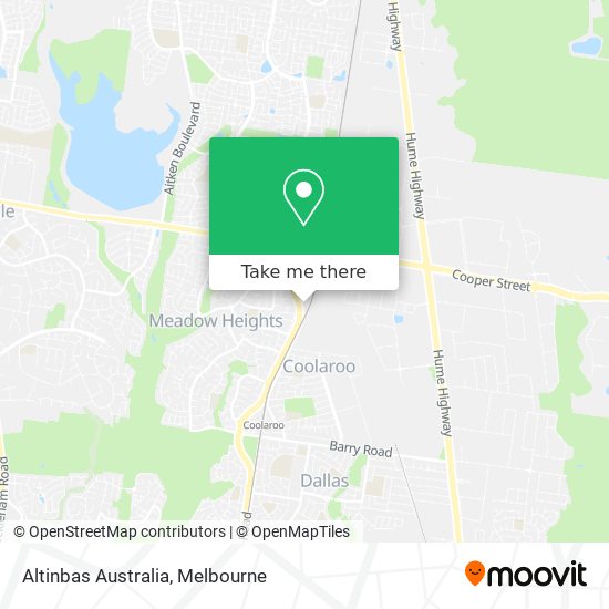 Altinbas Australia map