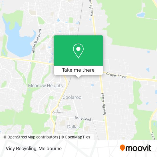 Visy Recycling map