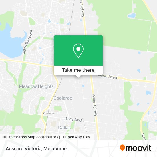 Auscare Victoria map
