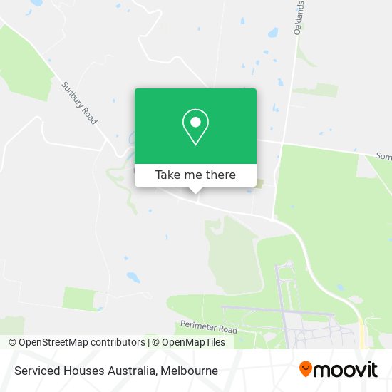 Serviced Houses Australia map