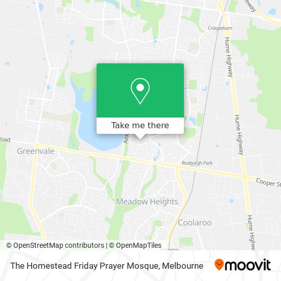 The Homestead Friday Prayer Mosque map