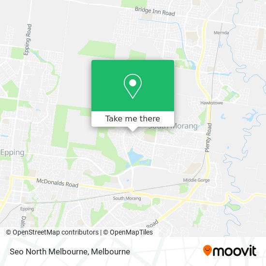 Mapa Seo North Melbourne