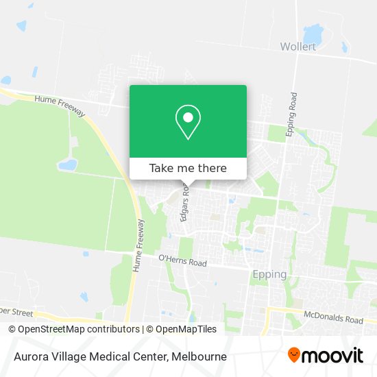 Aurora Village Medical Center map