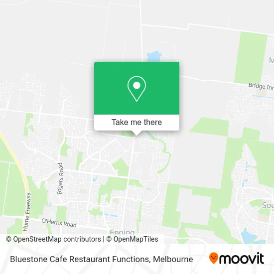 Mapa Bluestone Cafe Restaurant Functions