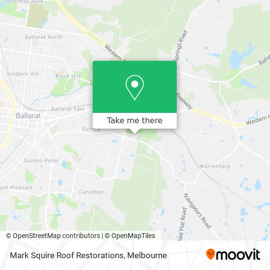 Mapa Mark Squire Roof Restorations