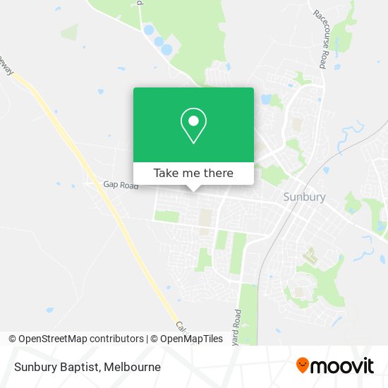 Mapa Sunbury Baptist