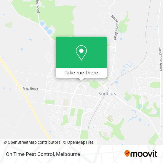 On Time Pest Control map