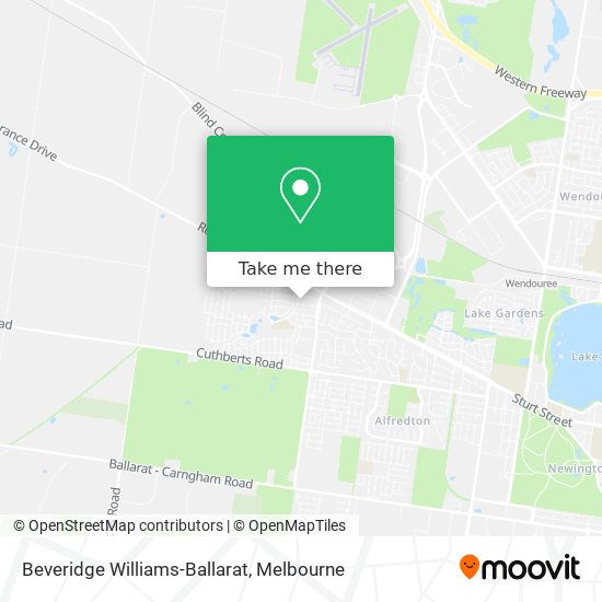 Beveridge Williams-Ballarat map