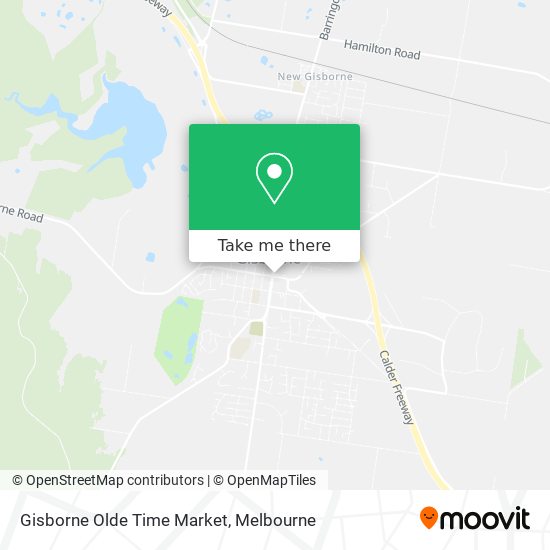 Gisborne Olde Time Market map
