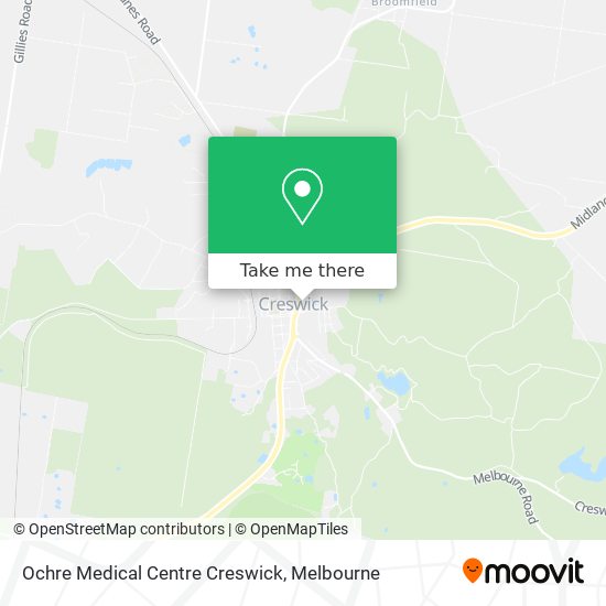 Ochre Medical Centre Creswick map