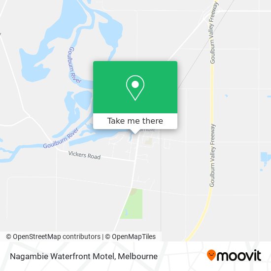 Mapa Nagambie Waterfront Motel