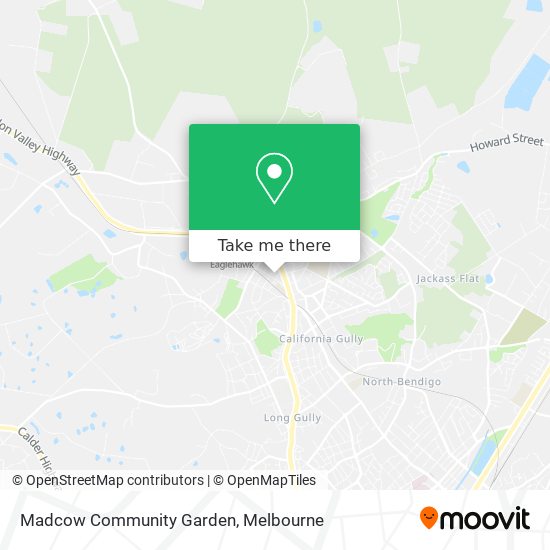 Madcow Community Garden map