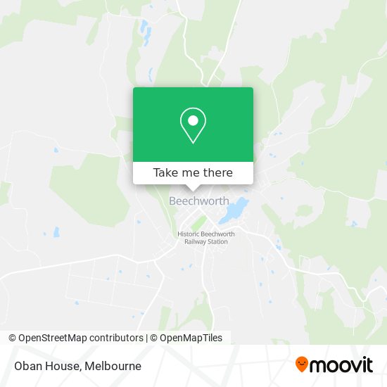 Oban House map