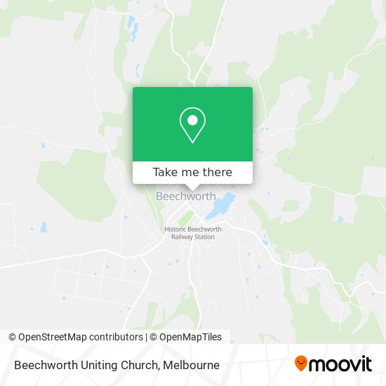 Beechworth Uniting Church map