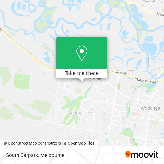 South Carpark map