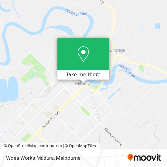 Mapa Wdea Works Mildura