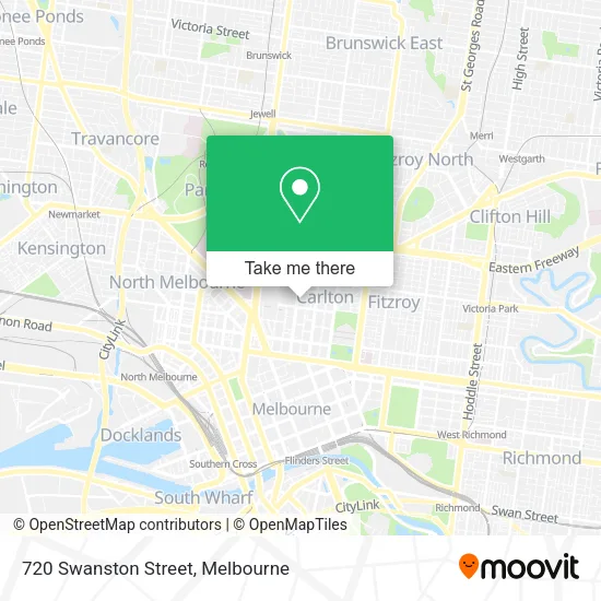 720 Swanston Street map