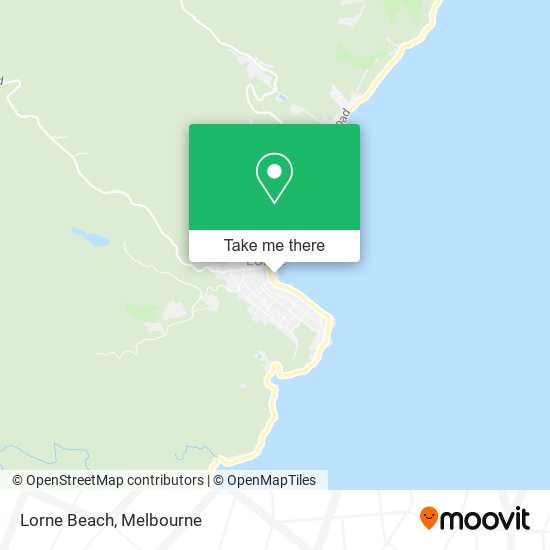 Lorne Beach map