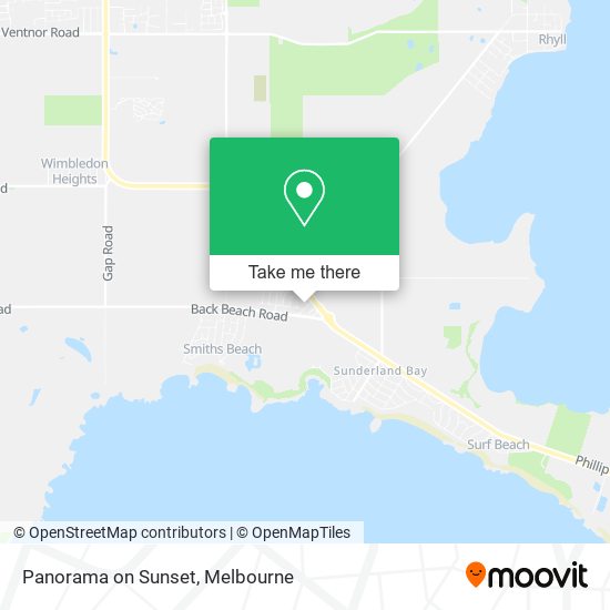 Panorama on Sunset map