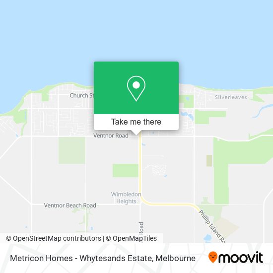 Metricon Homes - Whytesands Estate map