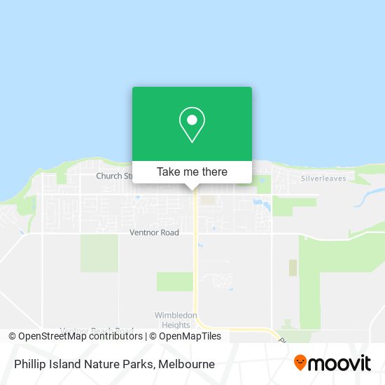 Phillip Island Nature Parks map