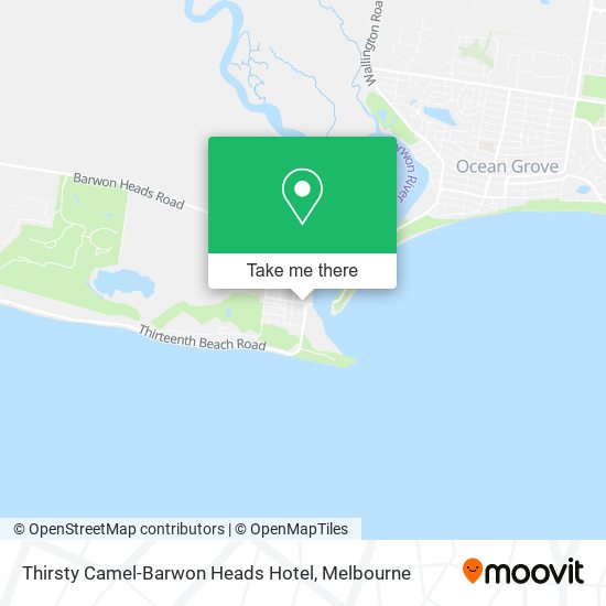 Thirsty Camel-Barwon Heads Hotel map