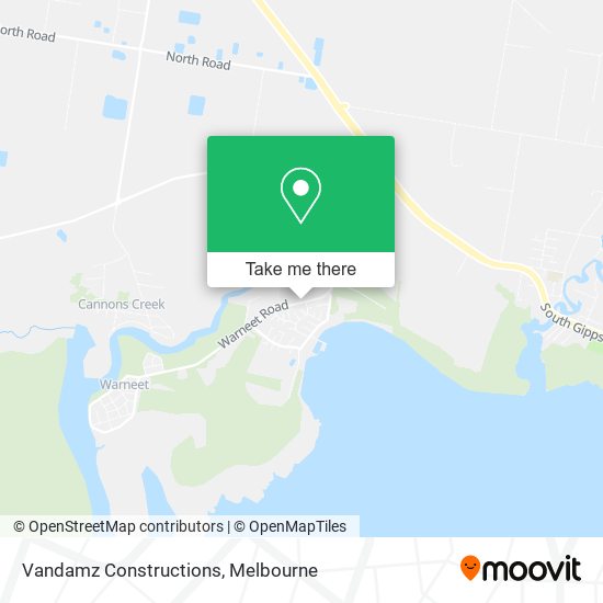 Vandamz Constructions map