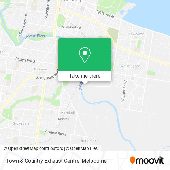 Town & Country Exhaust Centre map