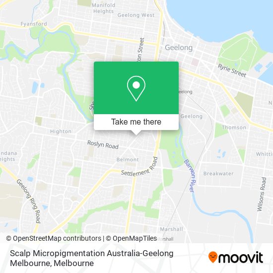 Scalp Micropigmentation Australia-Geelong Melbourne map