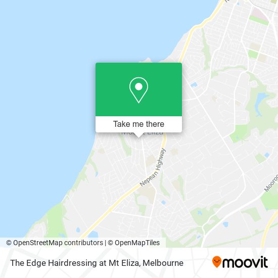 The Edge Hairdressing at Mt Eliza map