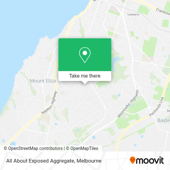 Mapa All About Exposed Aggregate