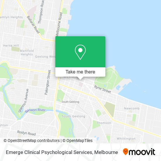 Mapa Emerge Clinical Psychological Services